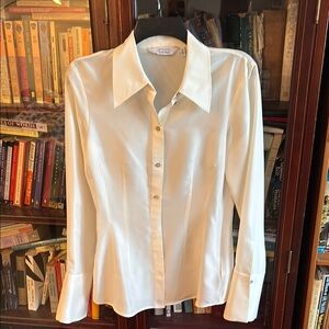 Chic Cream Button-Up Blouse by & Other Stories